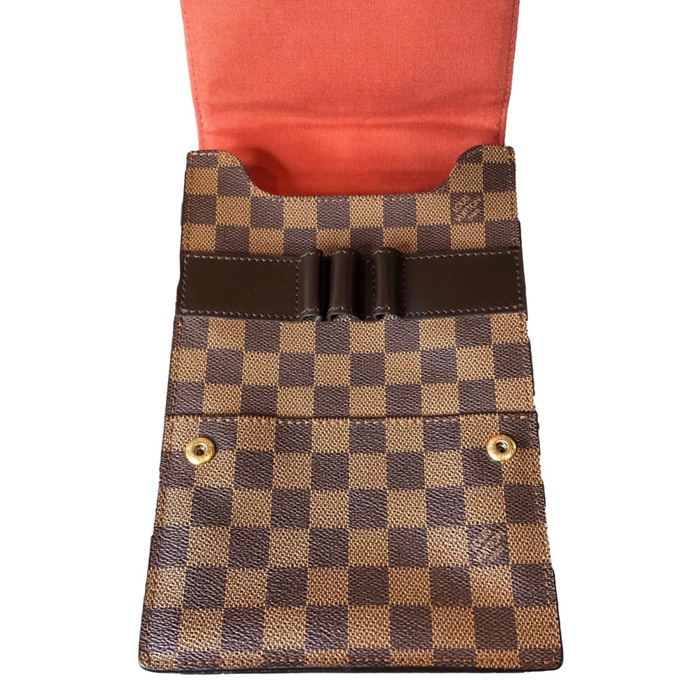 Authentic LOUIS VUITTON Portobello PM Damier Ebene Crossbody Shoulder Bag - Picture 11 of 17